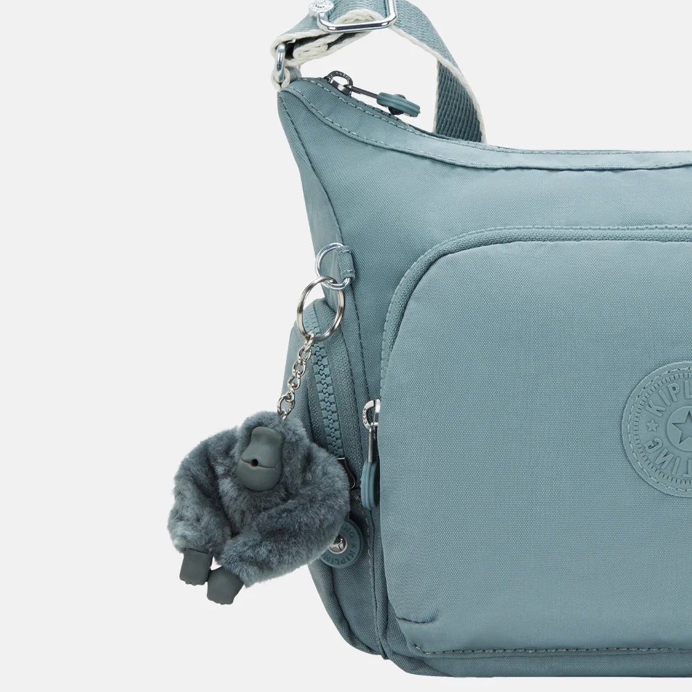 Kipling GABB schoudertas S relaxed grey  bij Duifhuizen