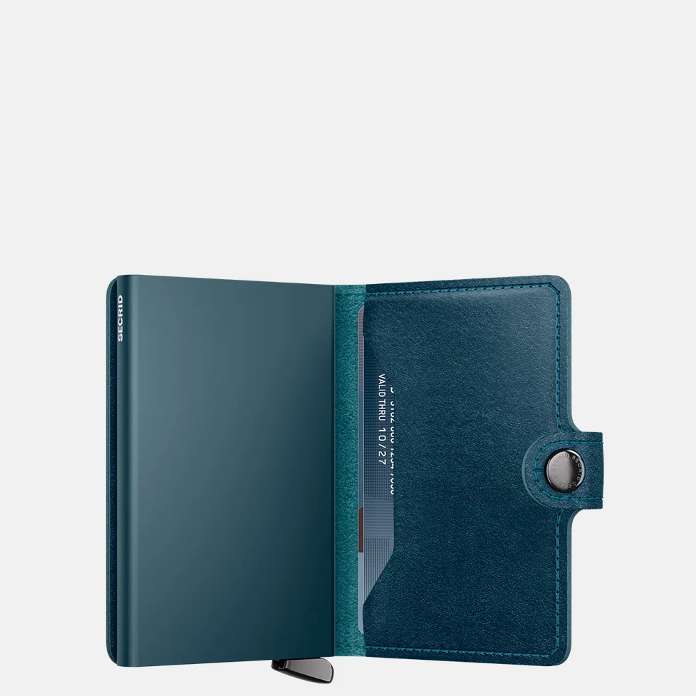 Secrid Premium Miniwallet pasjeshouder Basco Teal + bij Duifhuizen