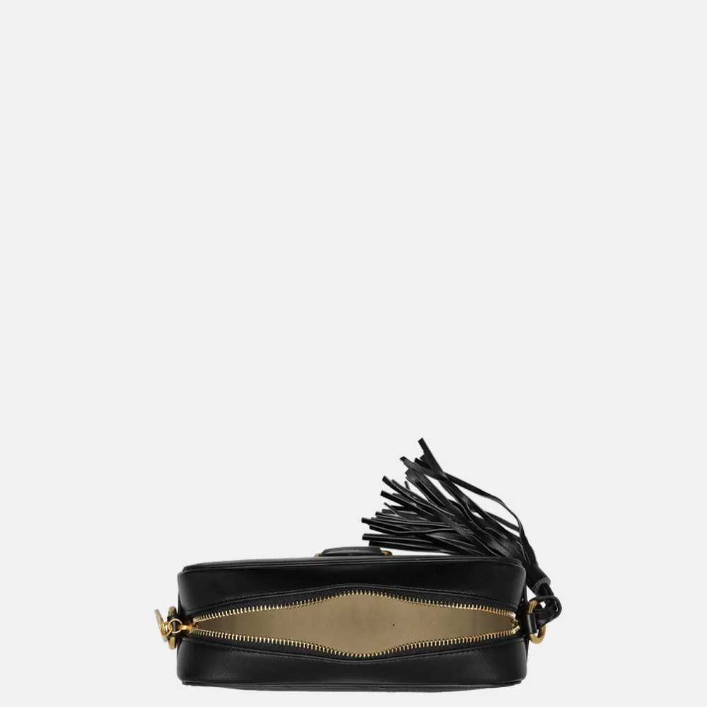Laurent David Camille crossbody tas box suedine black bij Duifhuizen