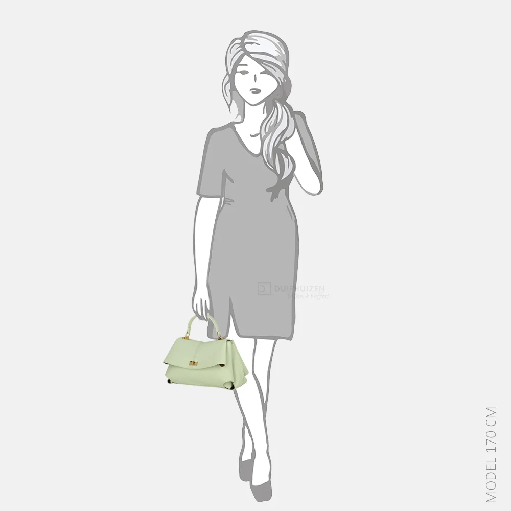 Firenze handtas draaislot light green bij Duifhuizen