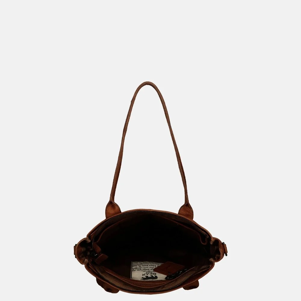 Bear Design Becky shopper 15 inch cognac bij Duifhuizen