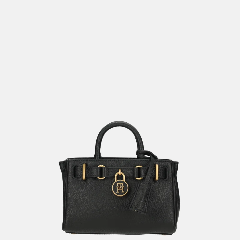 Tommy Hilfiger American icon micro handtas black bij Duifhuizen