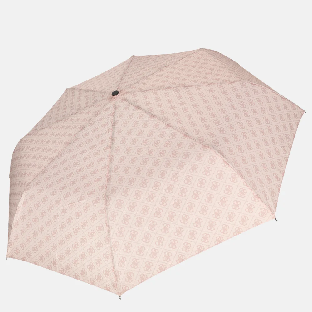 Guess opvouwparaplu rose logo