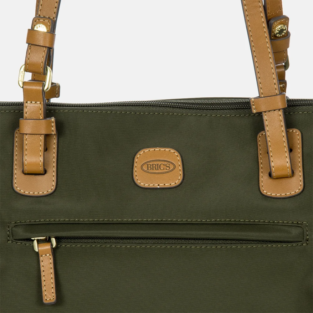 Bric's shopper olive bij Duifhuizen