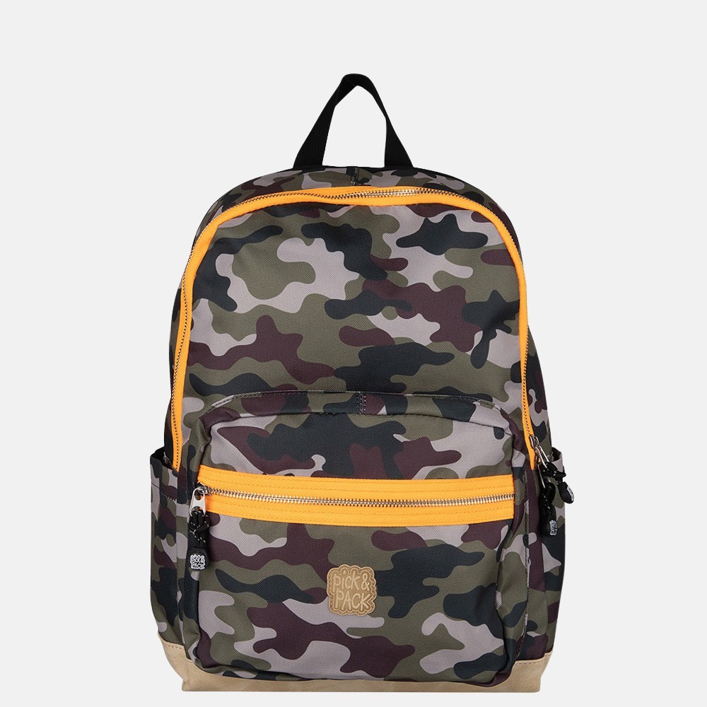 Pick & Pack Camo kinderrugzak L camo green bij Duifhuizen