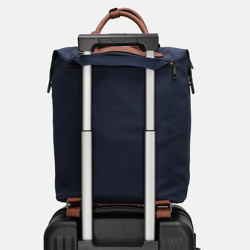 Charm London Buckingham laptoprugzak 14 inch blauw bij Duifhuizen