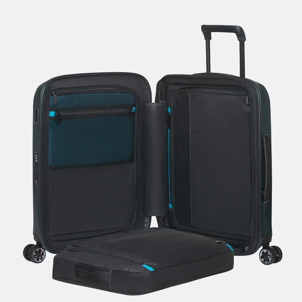 Samsonite Nexis spinner handbagage koffer 55 cm Deep Forest bij Duifhuizen