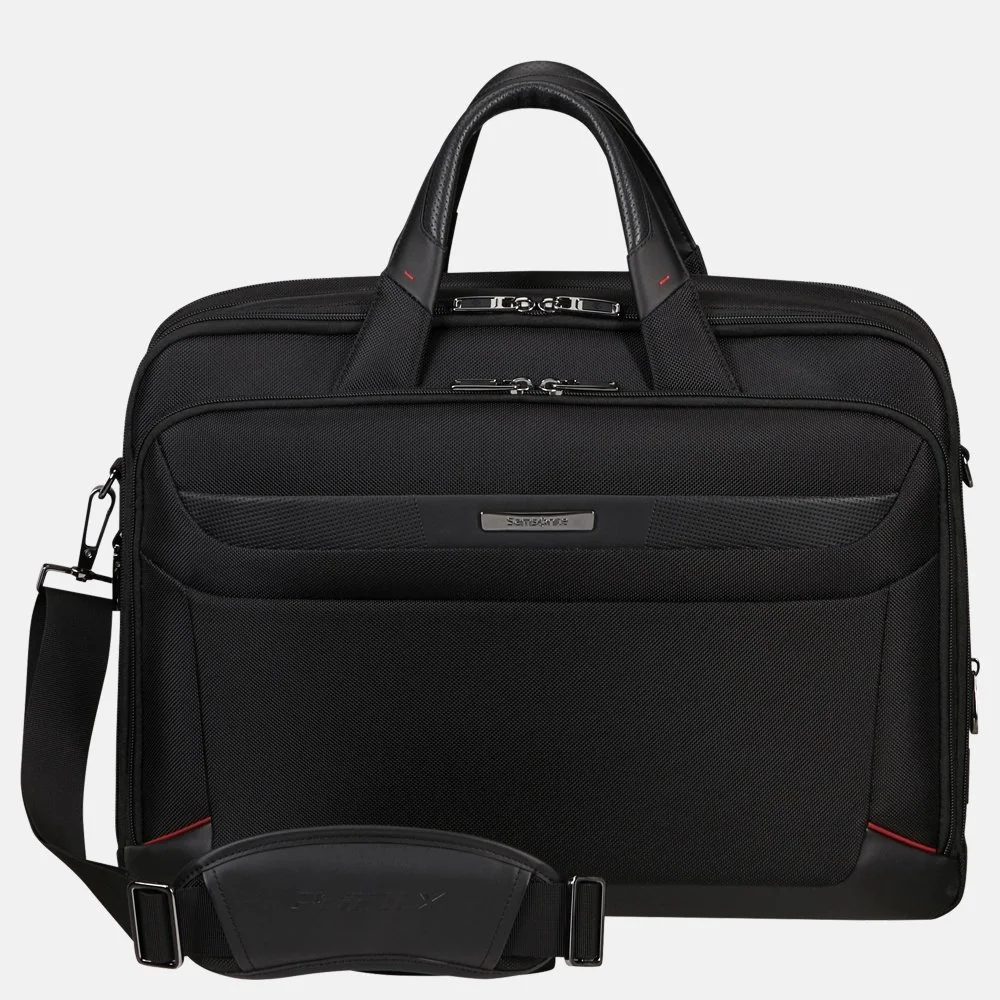 Samsonite Pro-Dlx laptoptas inch black 018322-Zwart