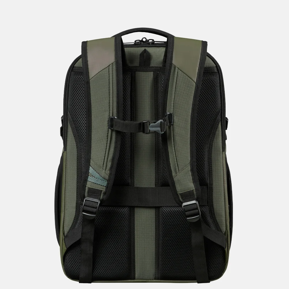 Samsonite Roadseeker laptoprugzak L 17 inch expandable dark olive bij Duifhuizen
