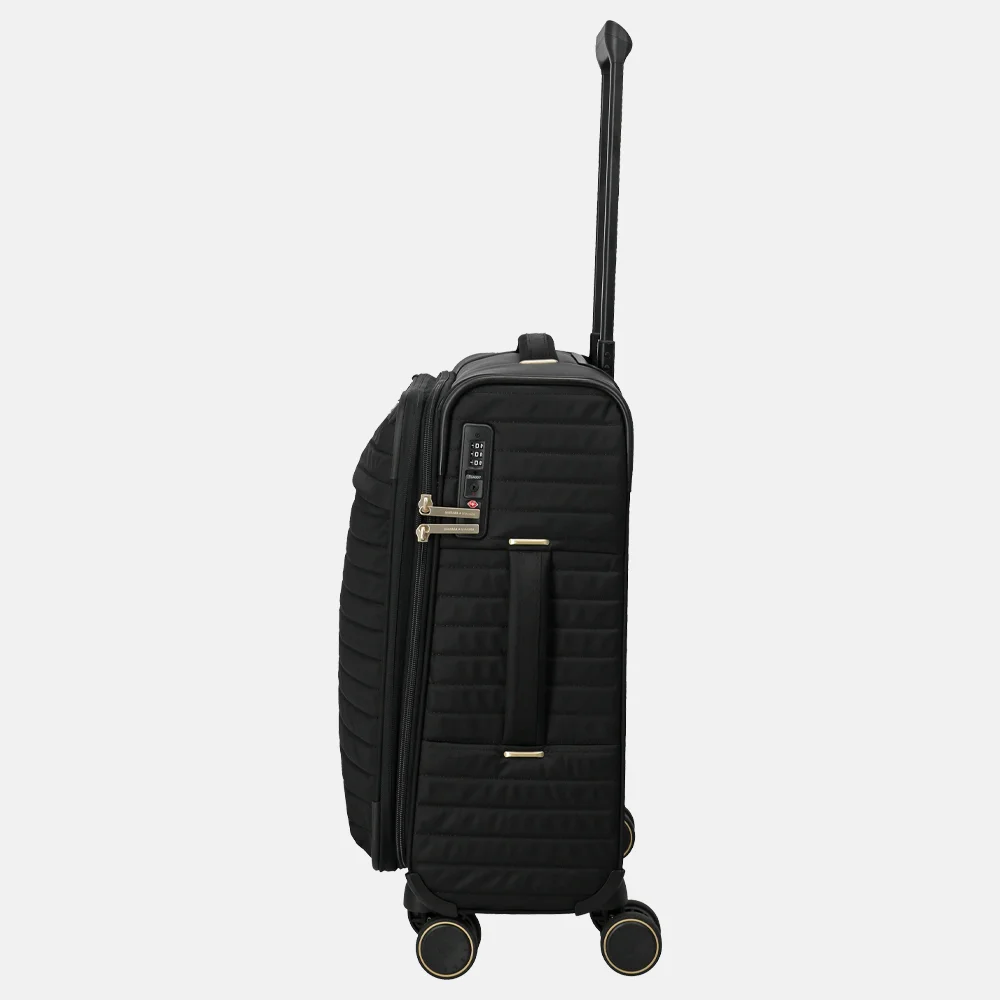 Travelite Barbara Stepp handbagage koffer 55 cm black bij Duifhuizen