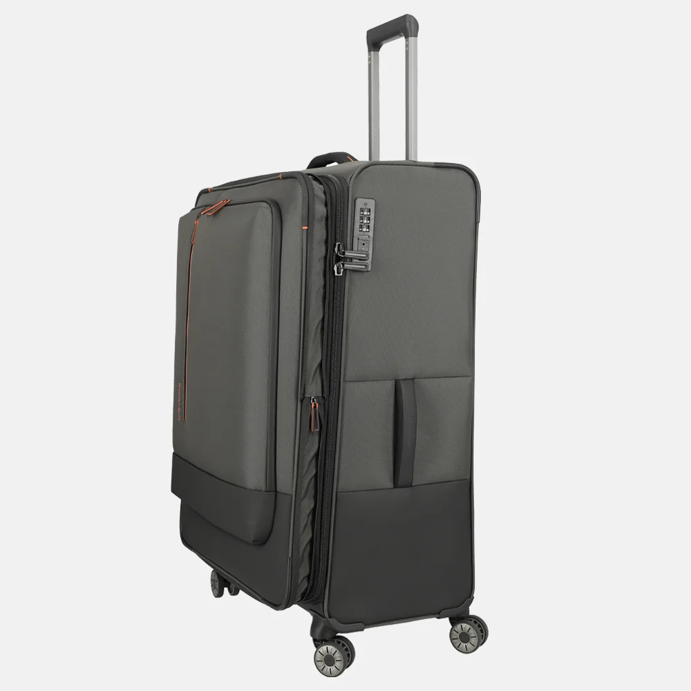 Travelite Crosslite reiskoffer 81 cm XL expendable dark olive bij Duifhuizen