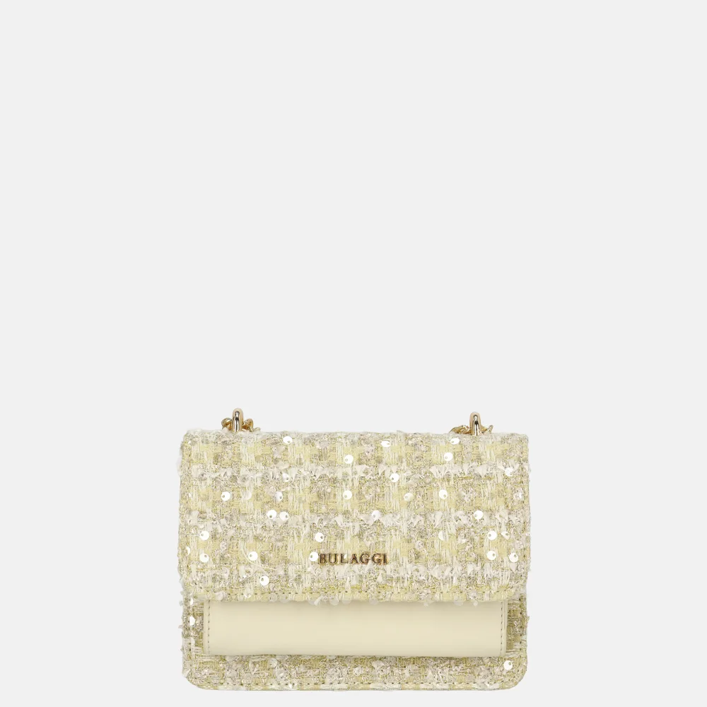 Bulaggi Carly crossover crossbody tas creme bij Duifhuizen