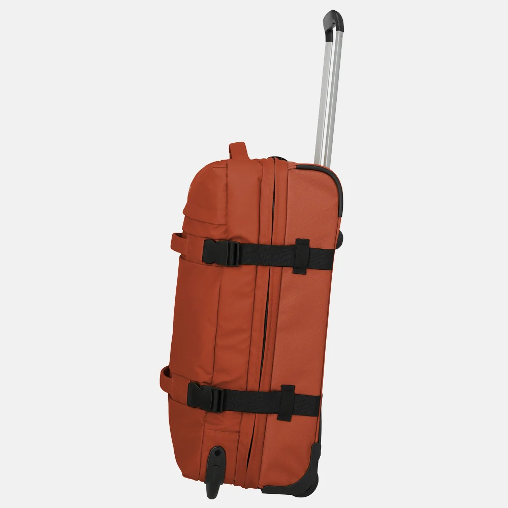 Travelite Bolonia wieltas M 63cm orange bij Duifhuizen