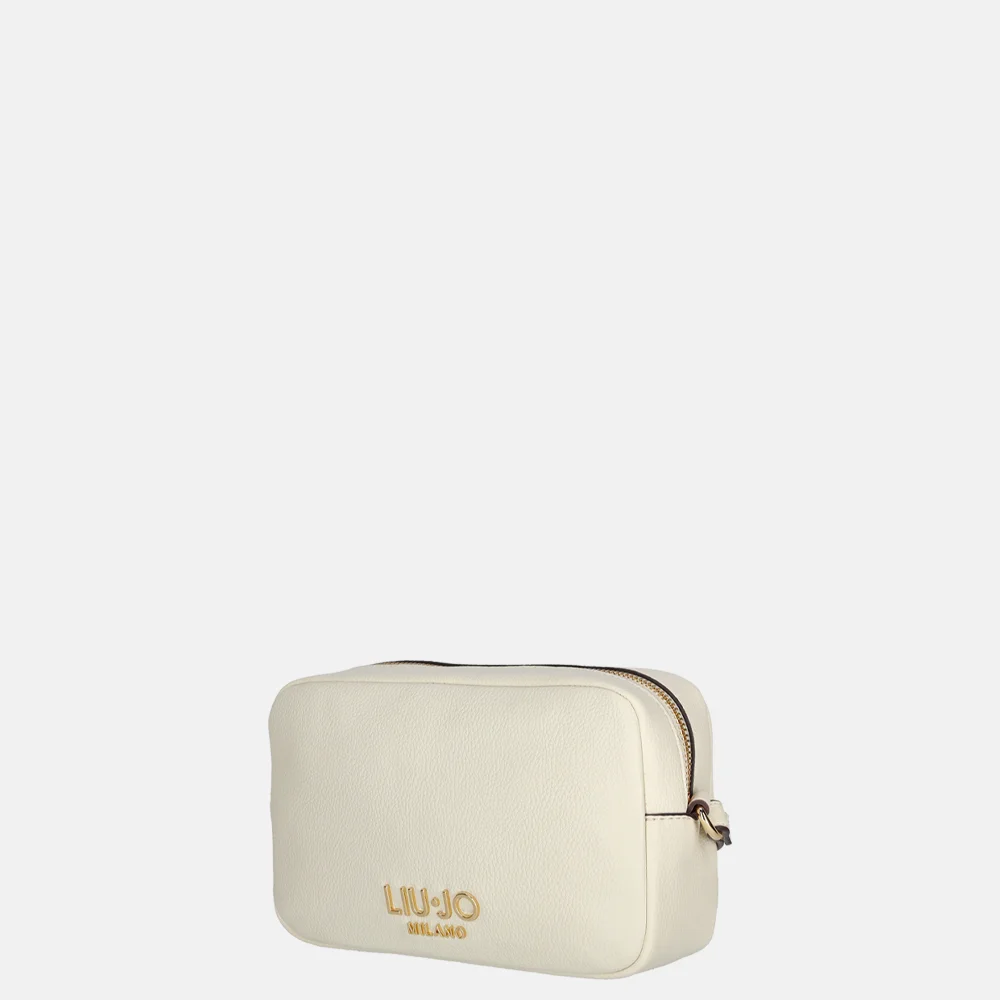 Liu Jo camera case crossbody tas cream bij Duifhuizen