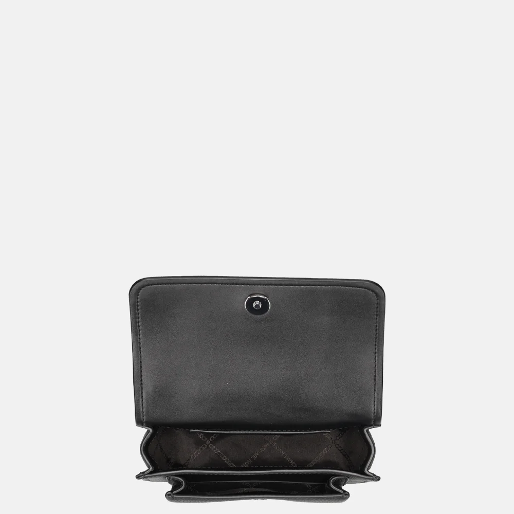 Michael Kors Claire crossbody tas S black bij Duifhuizen