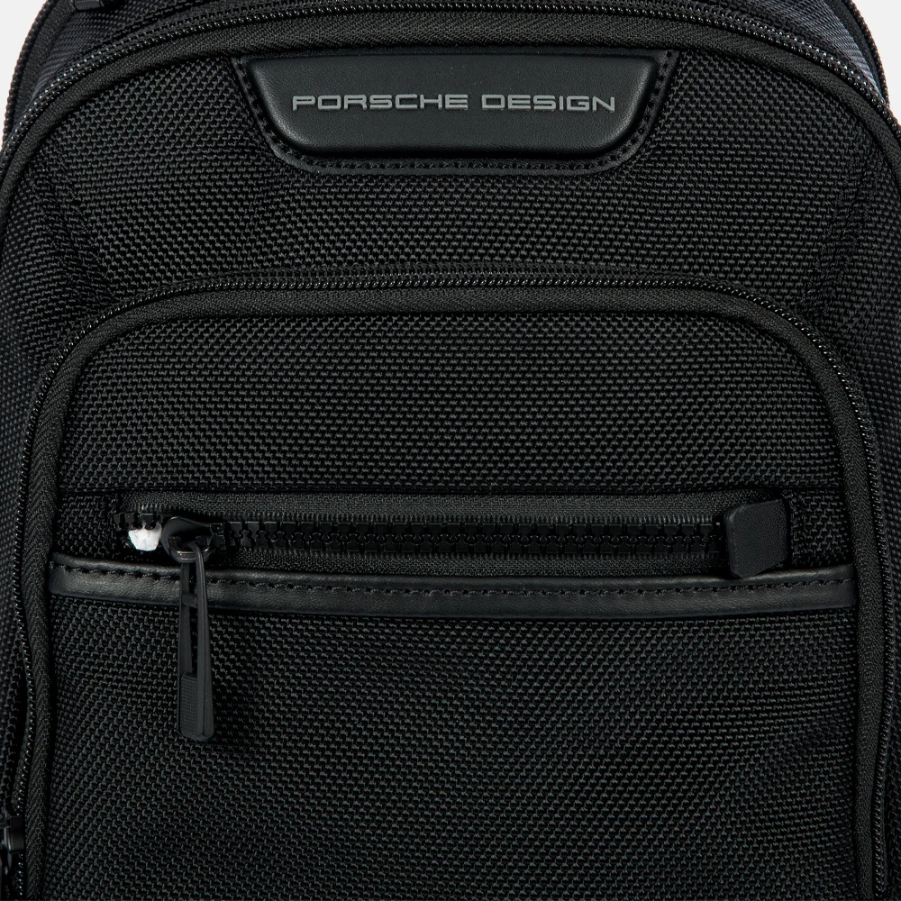 Porsche Design Nylon Evo Sling bag crossbody tas black bij Duifhuizen
