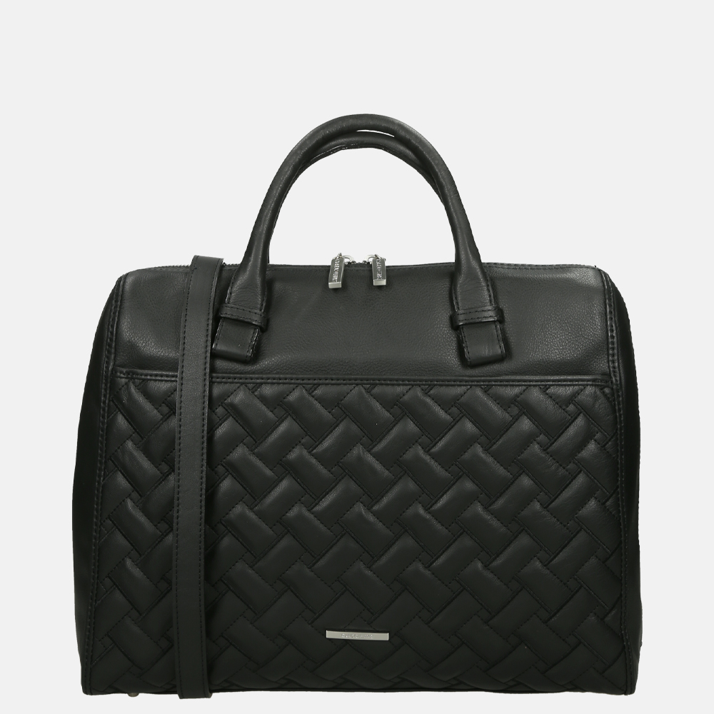 Claudio Ferrici Woven handtas black
