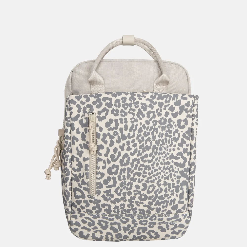 New Rebels Urban Miami laptoprugzak 13 inch beige leopard