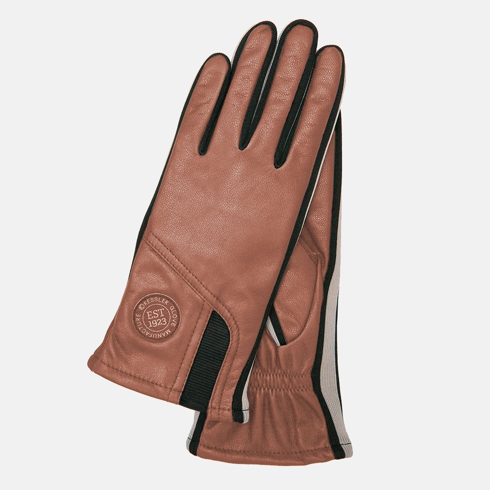 Otto Kessler Gil handschoenen met smartphone touch medium brown