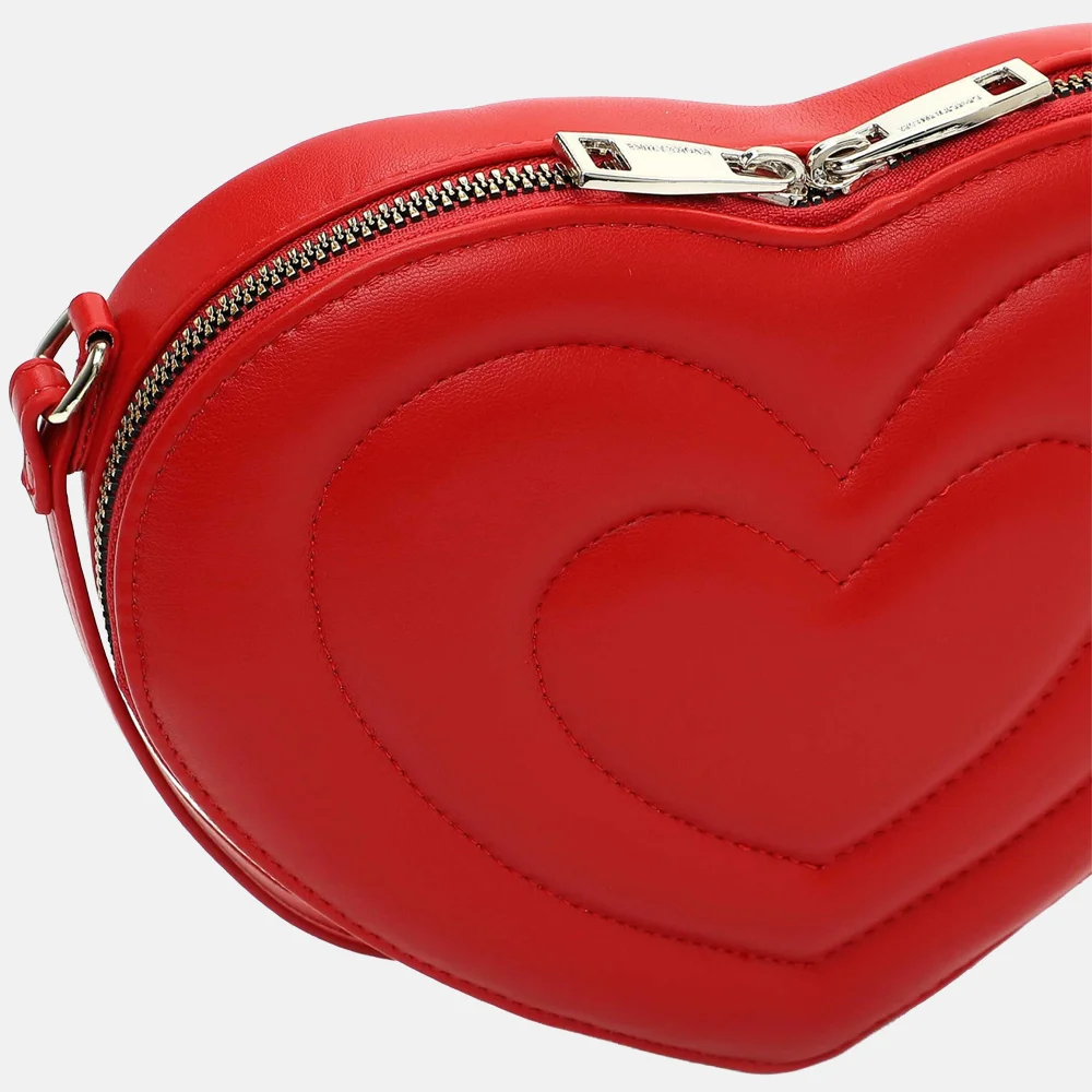 Emily & Noah Julia crossbody tas hart red bij Duifhuizen