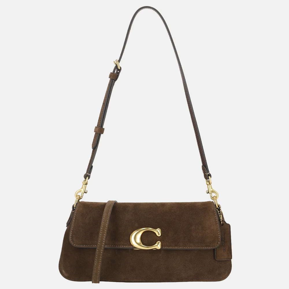 Coach Jet schoudertas dark chocolat bij Duifhuizen