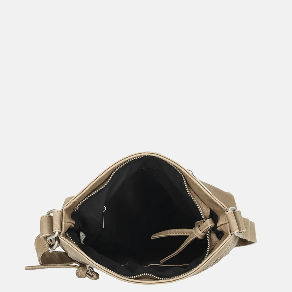Enrico Benetti Harper crossbody tas middentaupe bij Duifhuizen