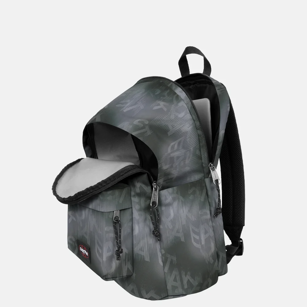Eastpak Day office rugzak letter dye black bij Duifhuizen