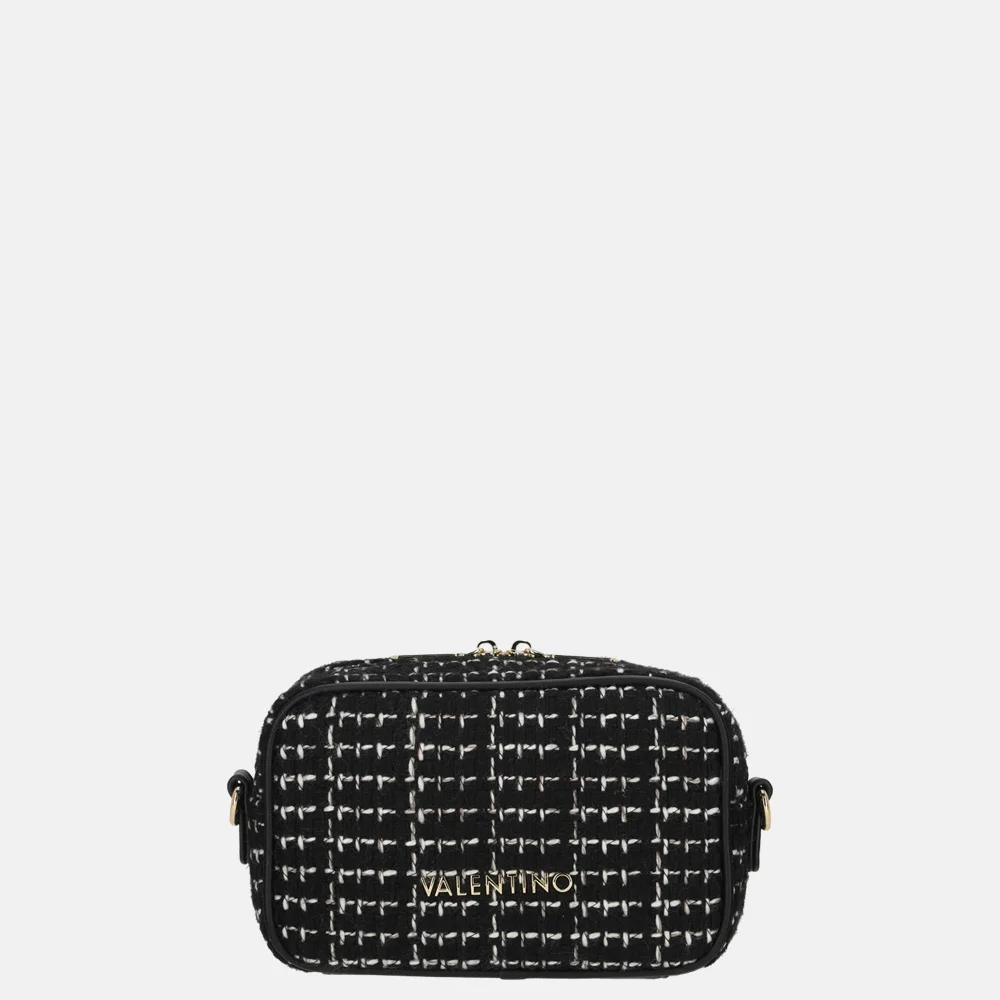 Valentino Bags Tweed crossbody tas nero/multicolour bij Duifhuizen