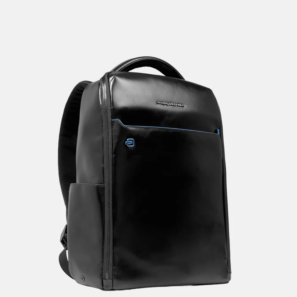 Piquadro laptoprugzak 14 inch nero bij Duifhuizen