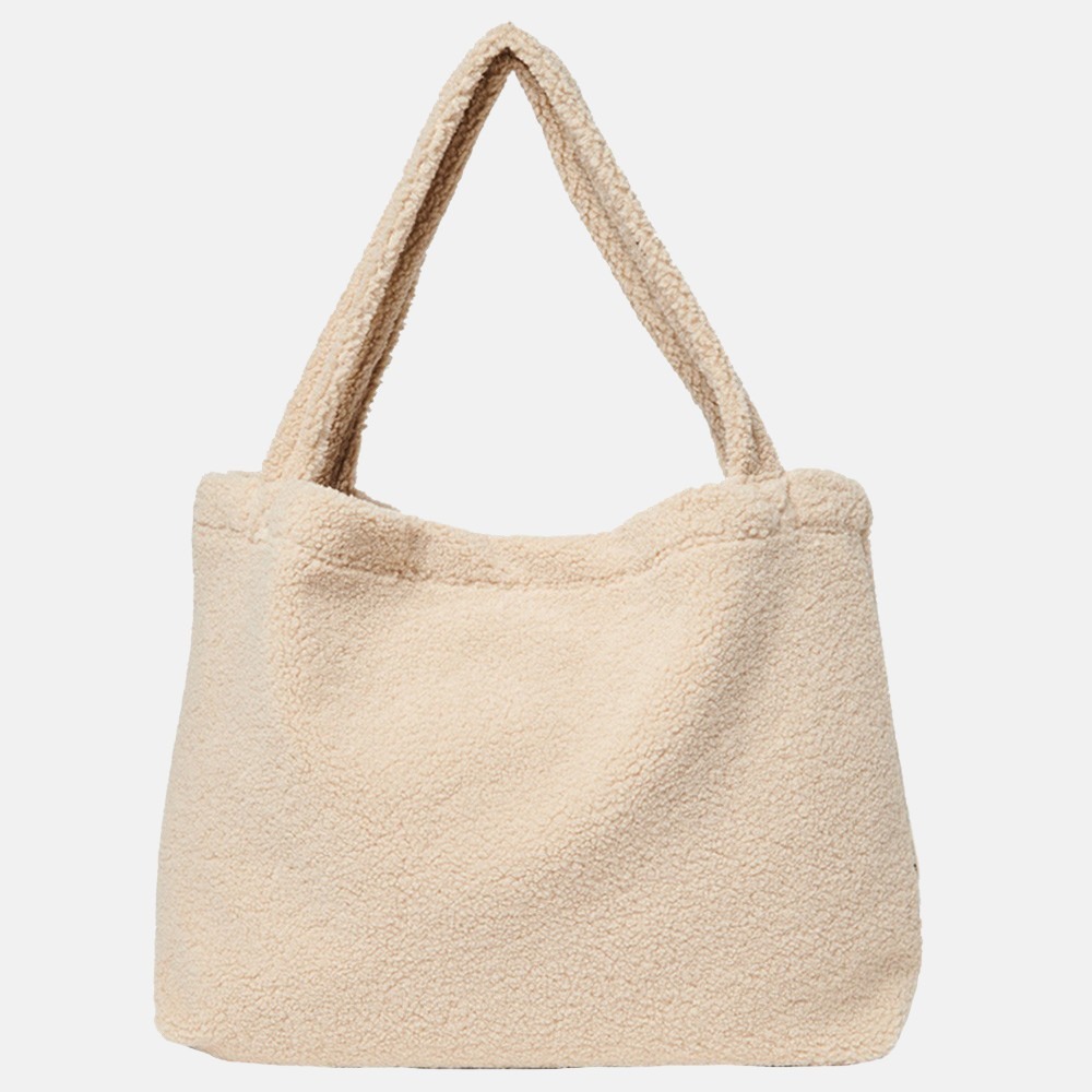 Studio Noos Mom-Bag shopper teddy ecru bij Duifhuizen