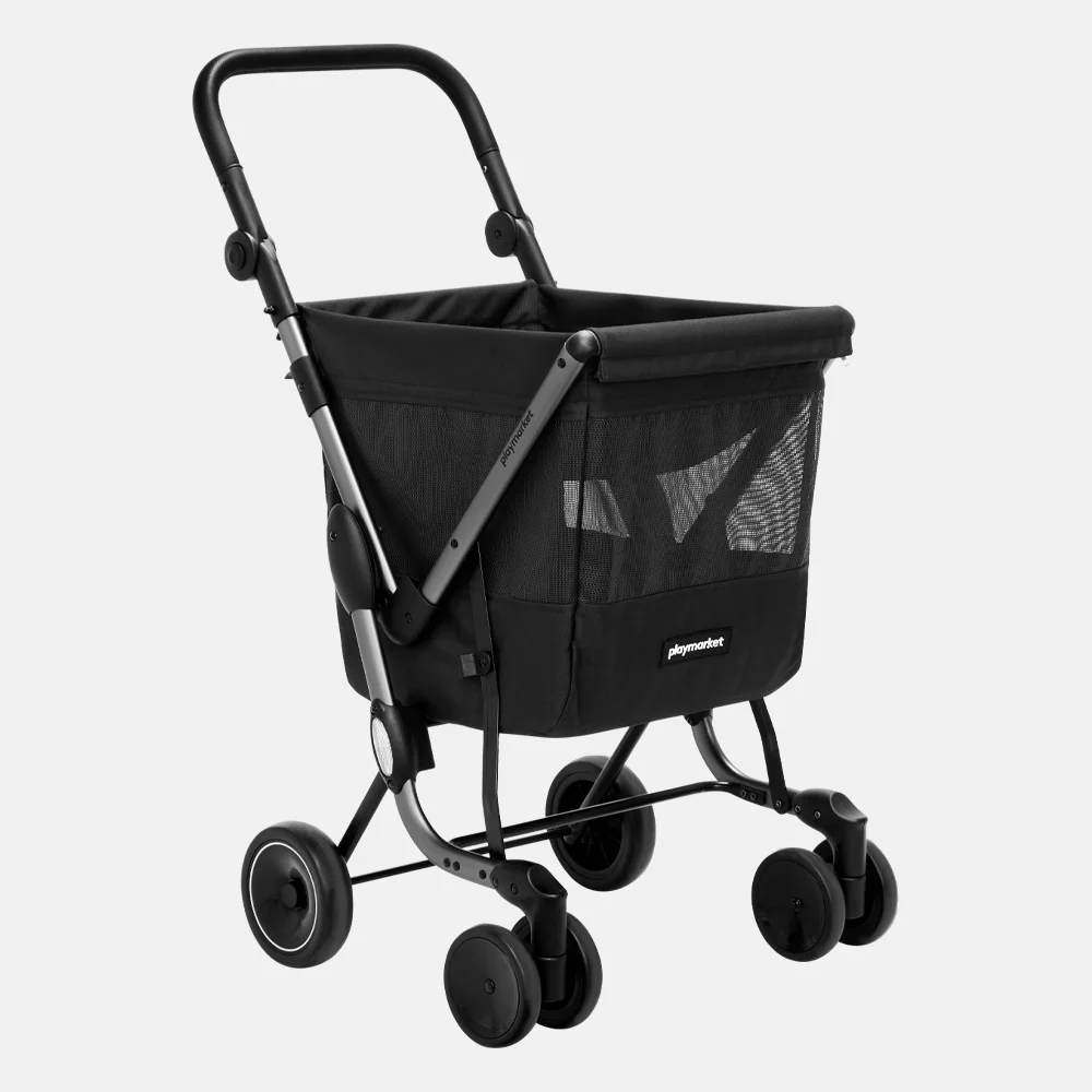 Playmarket We Go boodschappenkar black bij Duifhuizen