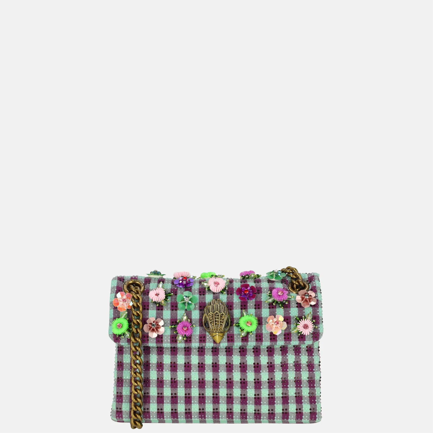 Kurt Geiger Mini Kensington flower schoudertas multi bij Duifhuizen