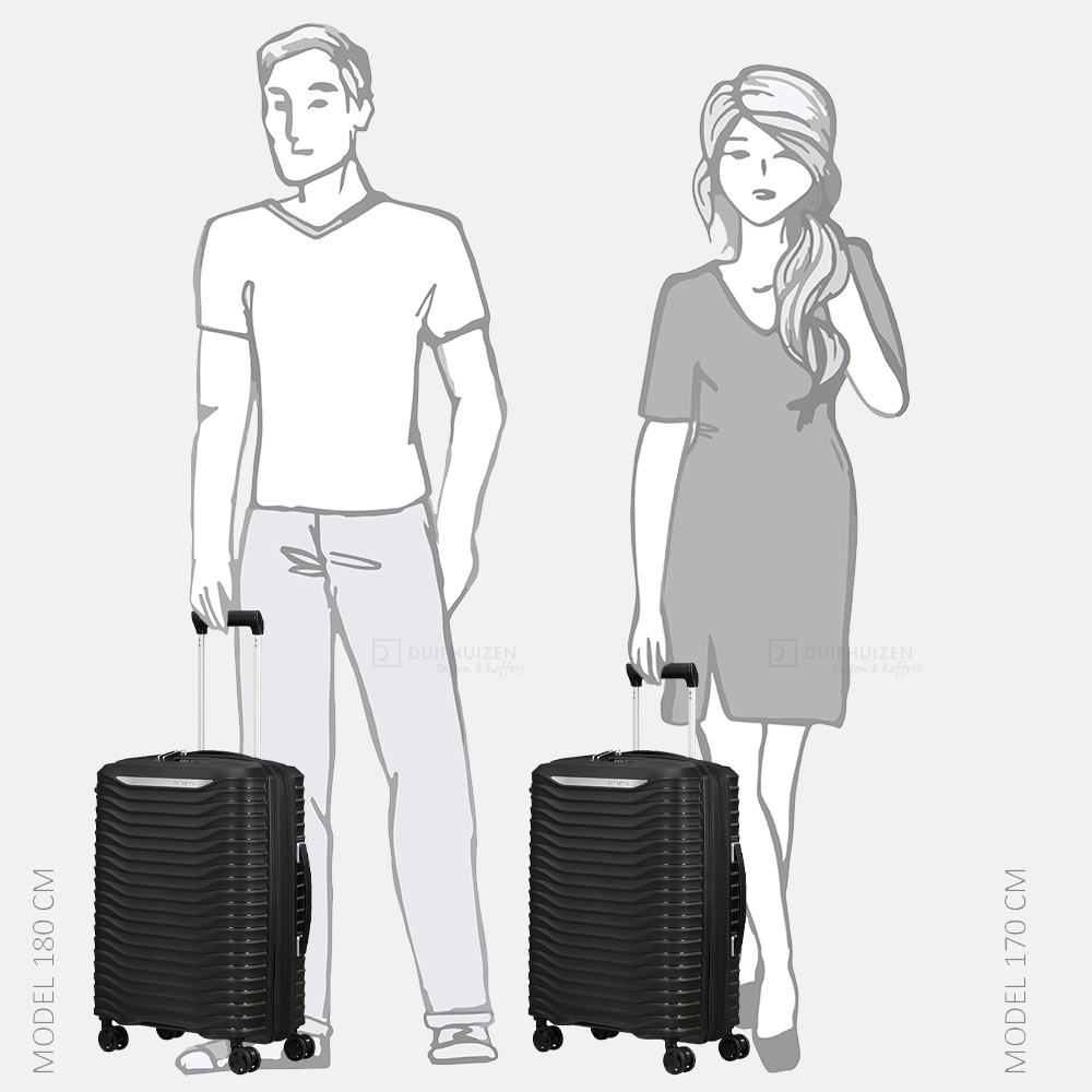Samsonite Upscape handbagage koffer 55 cm black bij Duifhuizen