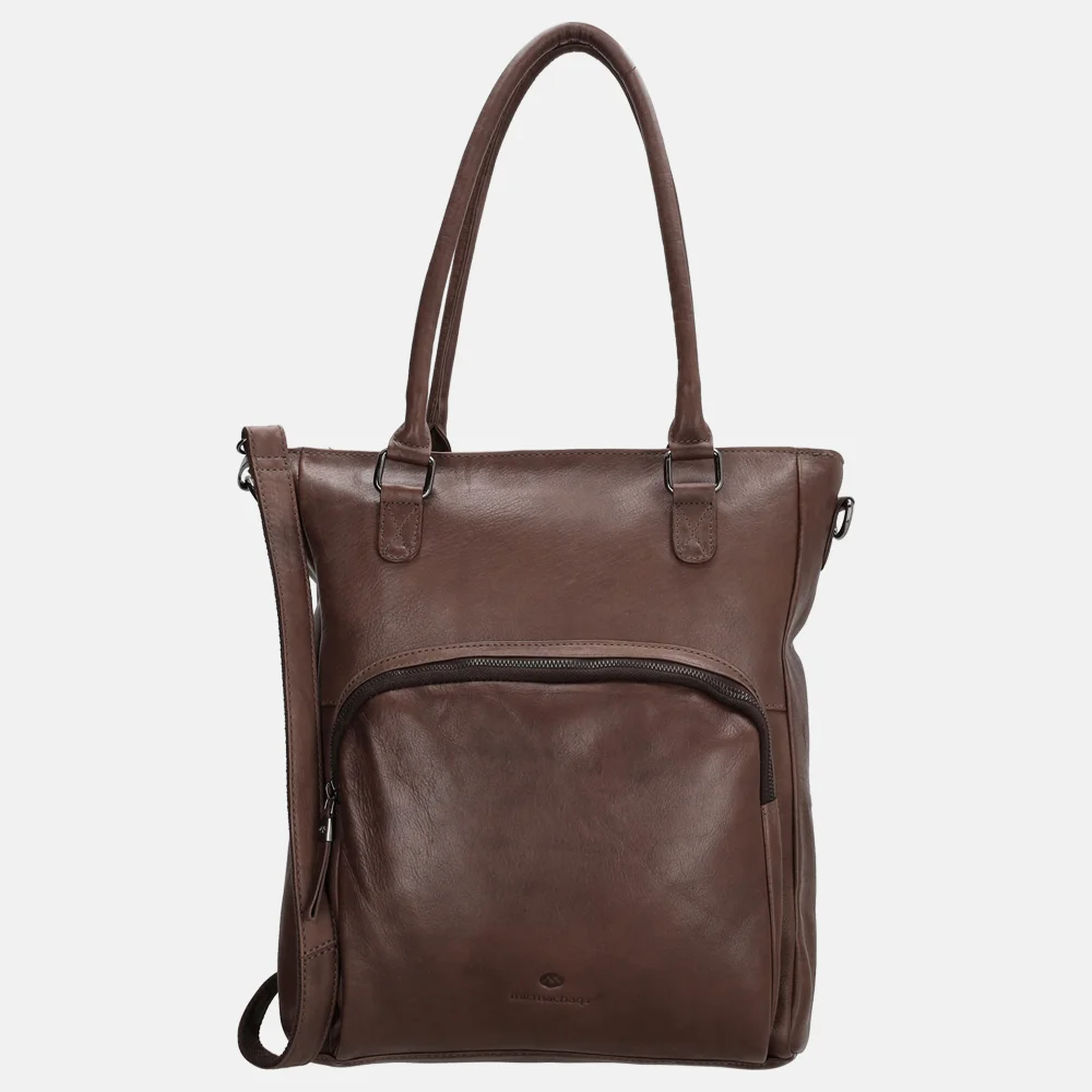 Micmacbags Everyday shopper donkerbruin bij Duifhuizen