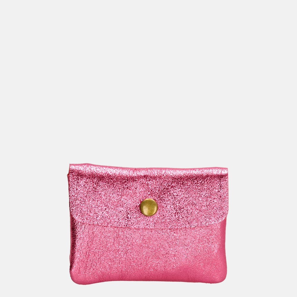 Charm London Glitter portemonnee  roze bij Duifhuizen