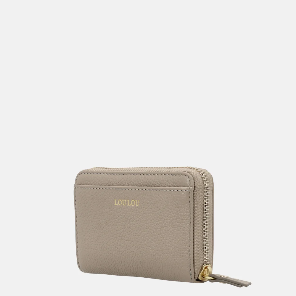 Loulou Essentiels Emilie portemonnee soft sepia bij Duifhuizen