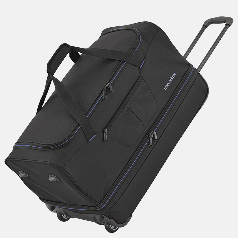 Travelite Basics reistas 55 cm black/blue bij Duifhuizen