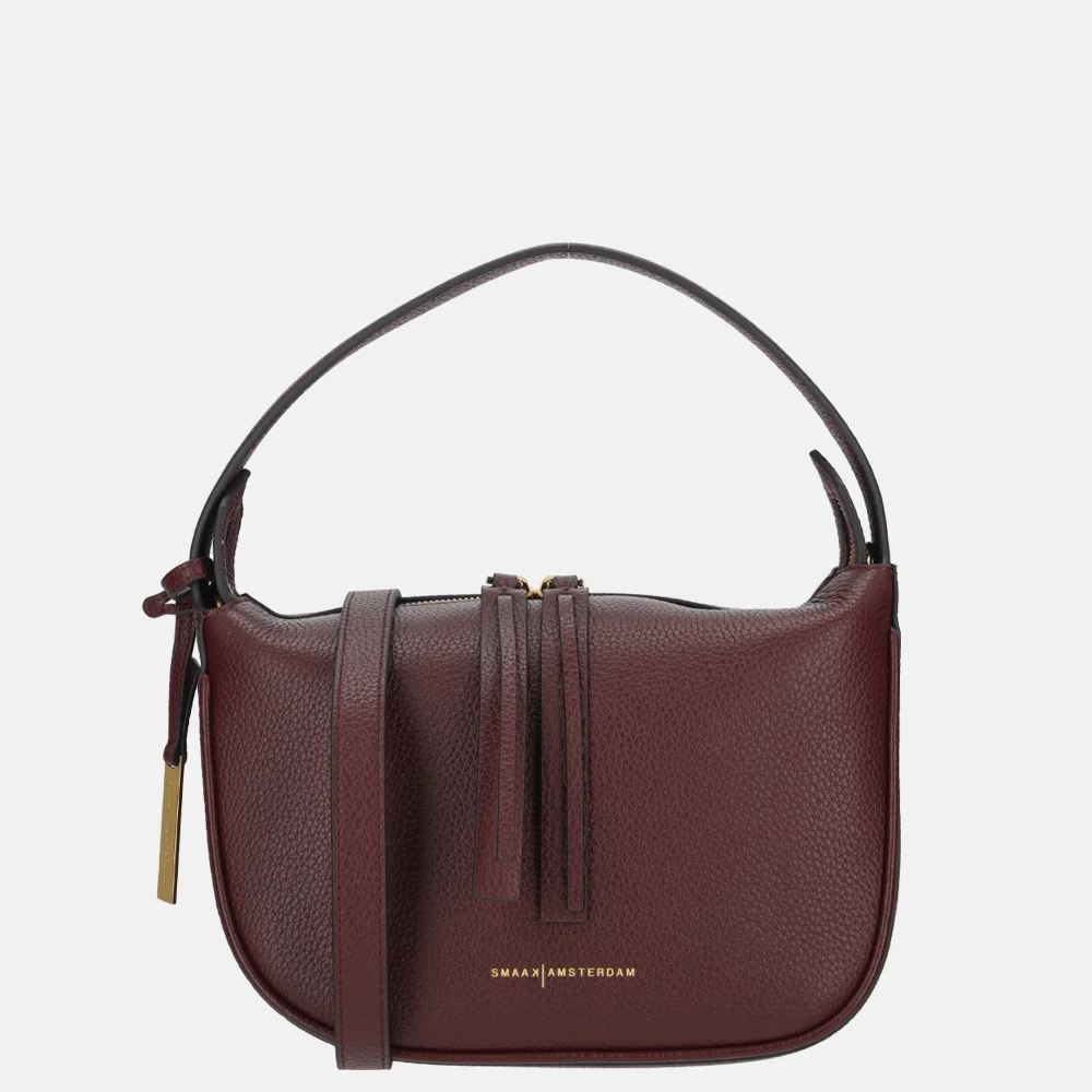 Smaak Amsterdam Daniel crossbody tas S bordeaux