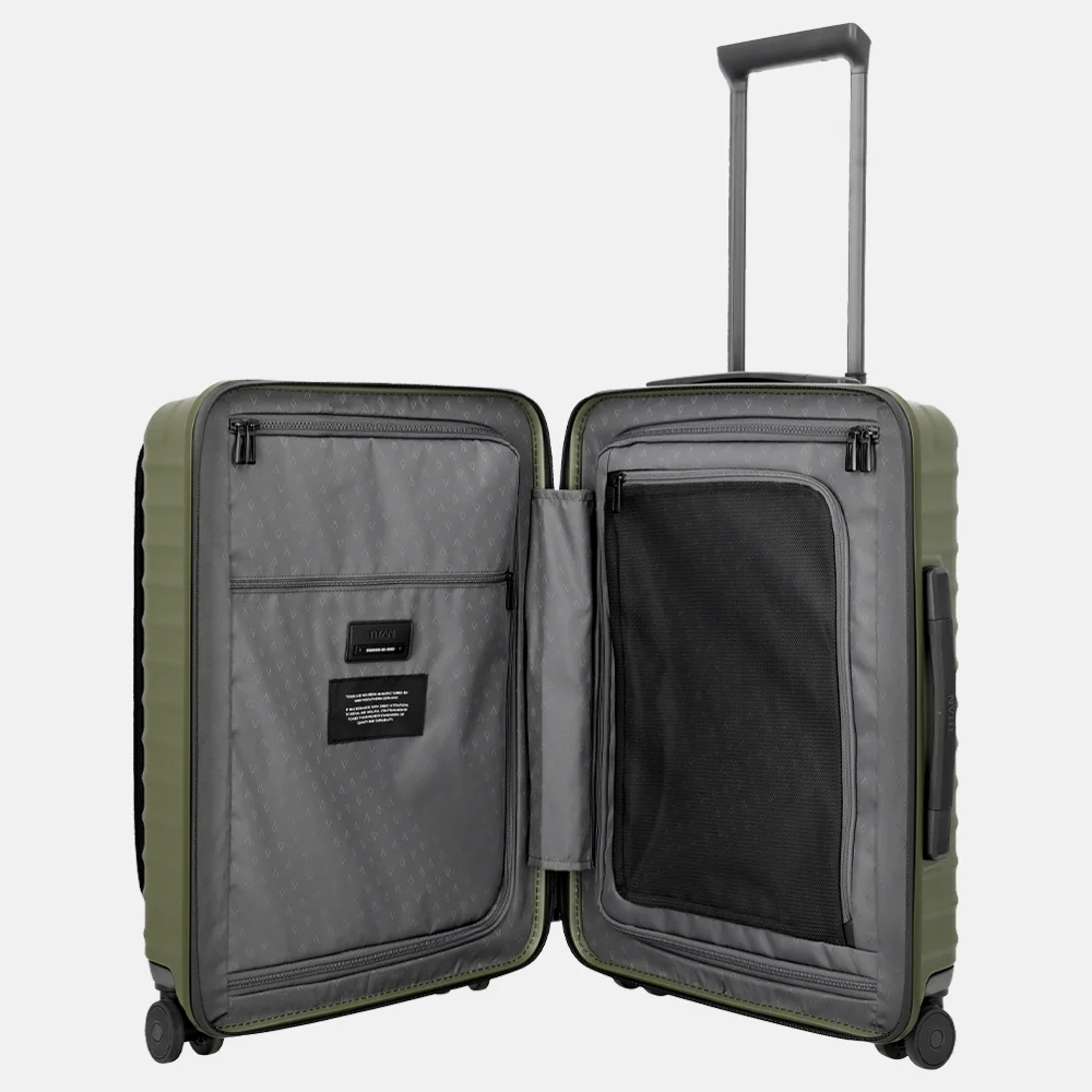 Titan Upgrade handbagage koffer frontpocket 55 cm forest green bij Duifhuizen
