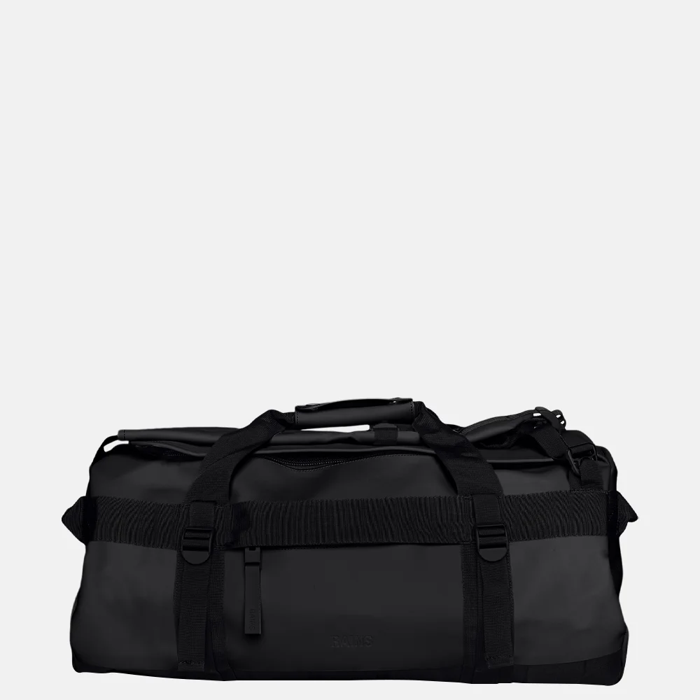 Rains Texel Duffel weekendtas small black bij Duifhuizen