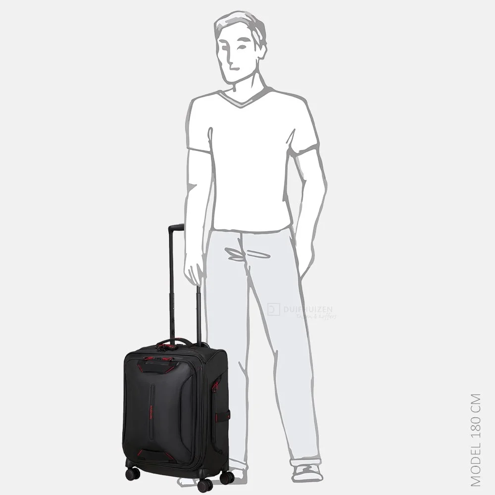 Samsonite Ecodiver handbagage koffer 55 cm TSA black bij Duifhuizen