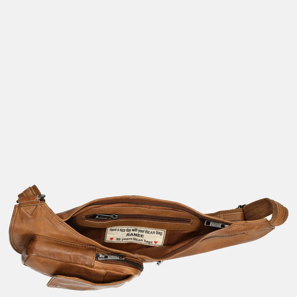 Bear Design Han crossbody tas cognac bij Duifhuizen
