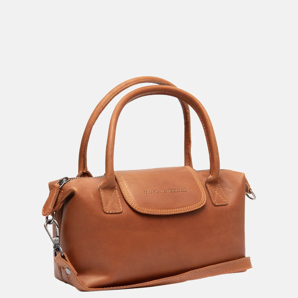 Chesterfield Hockney handtas S cognac bij Duifhuizen