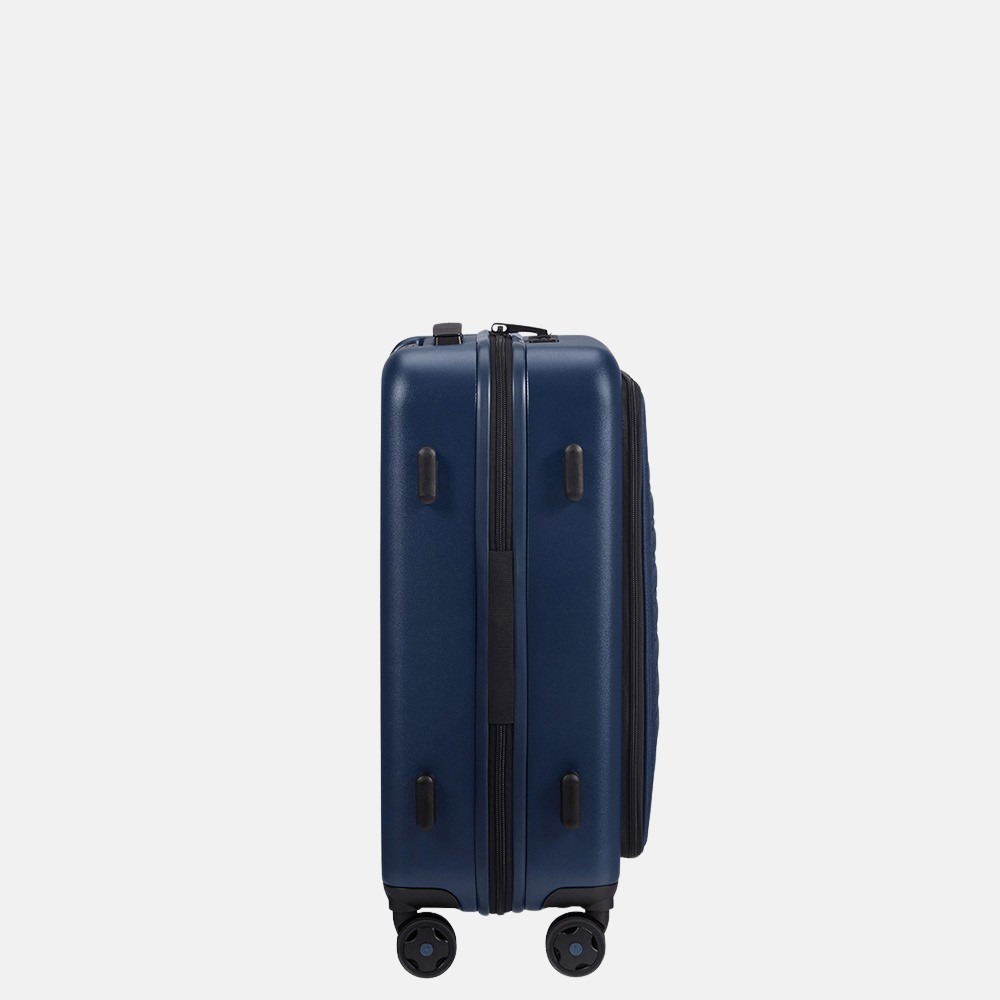 Samsonite StackD handbagage spinner 55 cm navy bij Duifhuizen