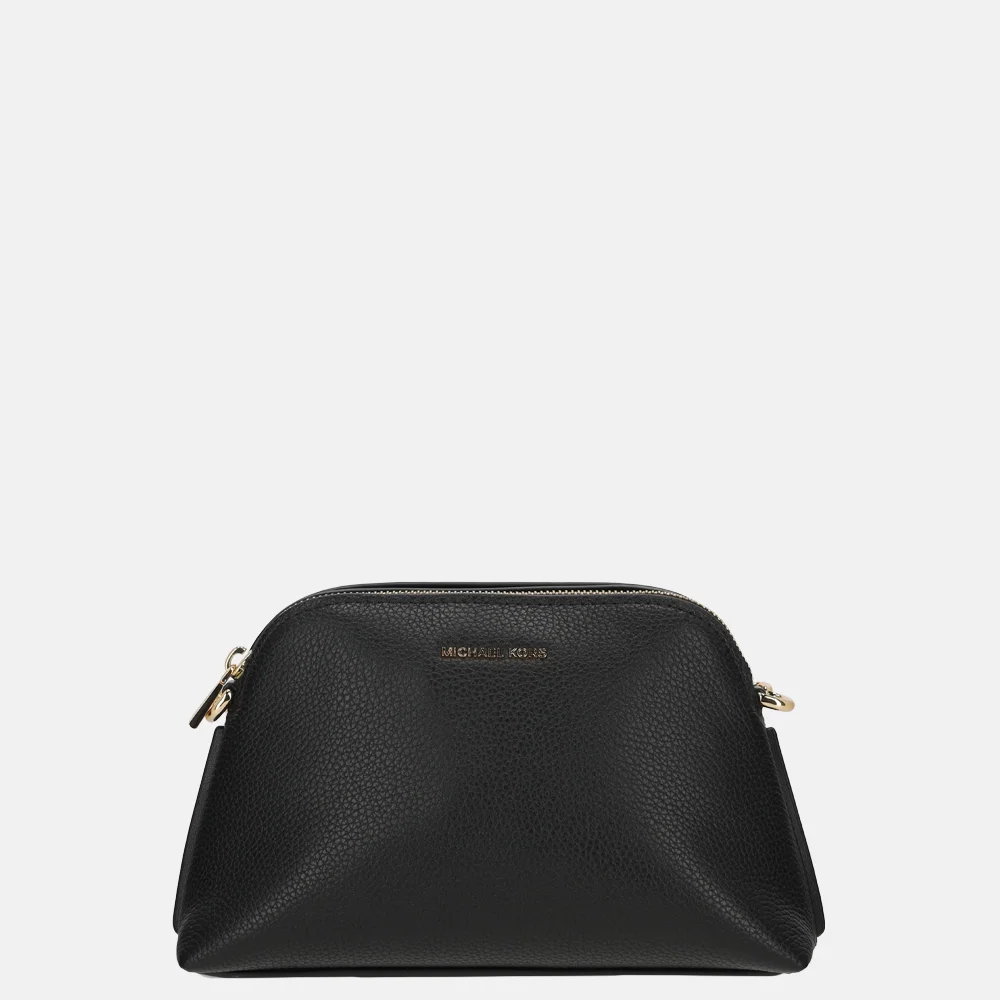 Michael Kors Freddie dome crossbody tas S zwart bij Duifhuizen