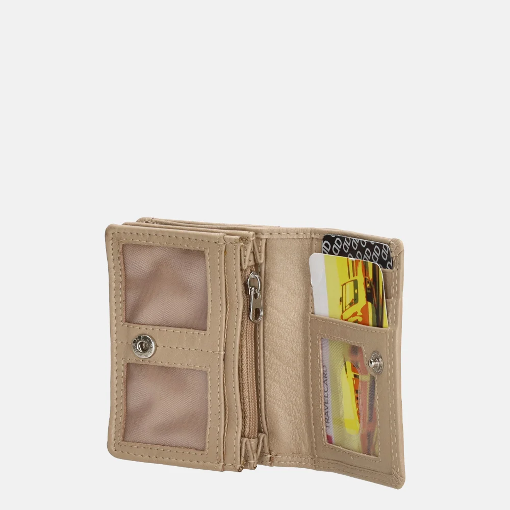 DD Exclusive portemonnee light taupe bij Duifhuizen