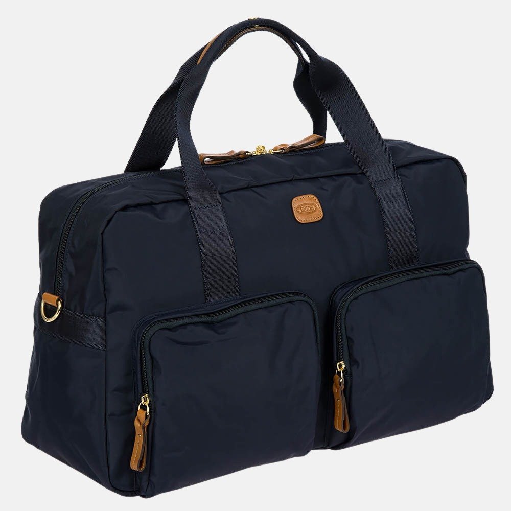 Bric's X-Travel weekendtas M ocean blue bij Duifhuizen