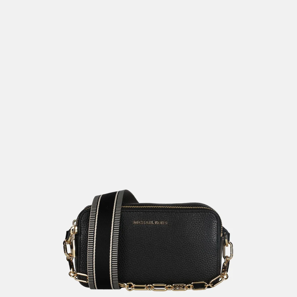 Michael Kors Jetset camerabag crossbody tas black bij Duifhuizen