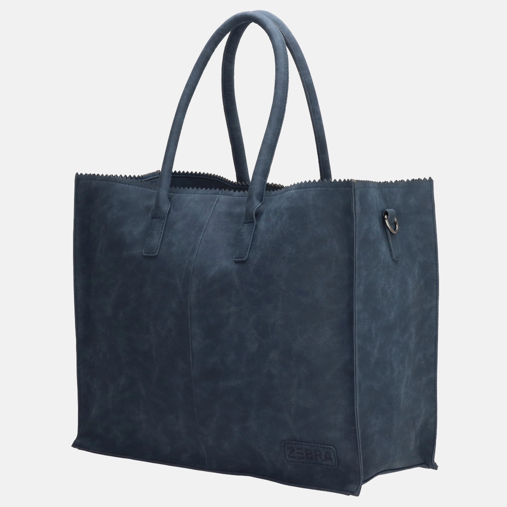 Zebra Trends Lisa shopper XL jeansblauw bij Duifhuizen
