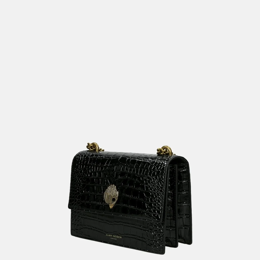 Kurt Geiger Shoreditch crossbody tas black printed bij Duifhuizen